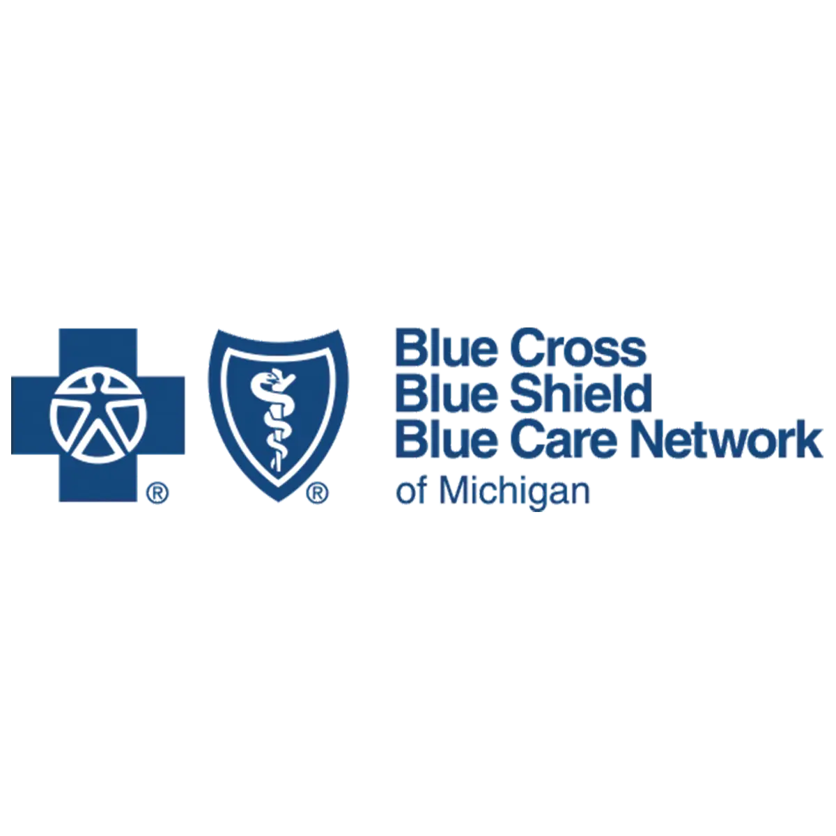 Blue Cross Blue Shield Blue Care Network of Michigan Logo